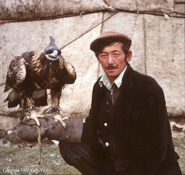 Kazakn with Eagle