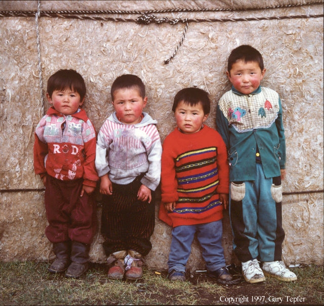 Four Kazakn Boys