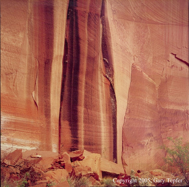 Sandstone Cliff, Monument Canyon