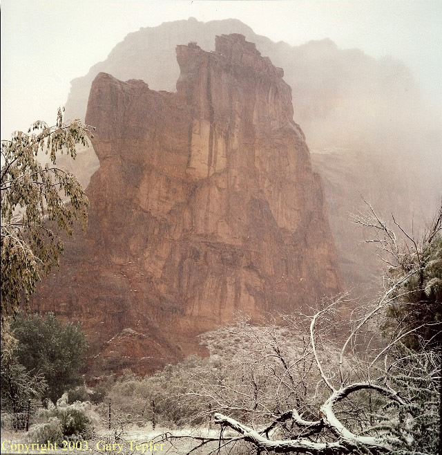 Early Snowstorm at Zuni Trail, Canyon de Chelly