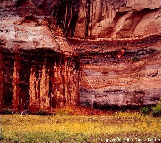 Wet Standstone at Daniel's, Canyon de Chelly