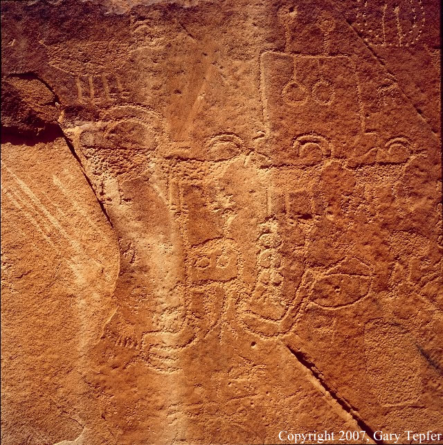 Petroglyphs at Marsh Pass