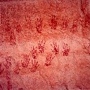Hands Pictograph at Round Rock